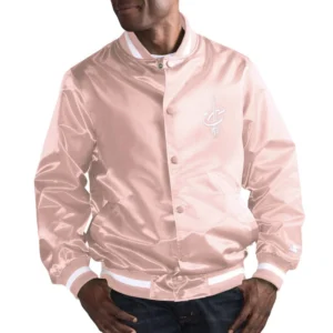 Cleveland Cavaliers Pink Satin Jacket