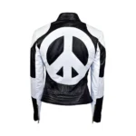 Corinne Fox Red Beat Shazam Leather Jacket