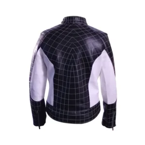 Spiderman Peter Parker Black Leather Jacket