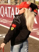 Ferrari Racing Daniella Hemsley black jacket