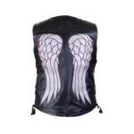 Daryl Dixon The Walking Dead black leather Vest