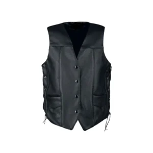 The Walking Dead Daryl Dixon black leather Vest