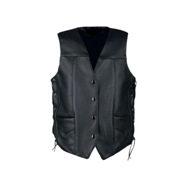 The Walking Dead Daryl Dixon black leather Vest