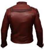 Guardians of the Galaxy Peter Quill brown leather jacket