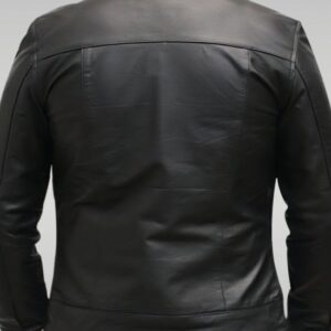 Death Race Frankenstein Black Leather Jacket