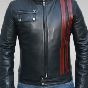 Frankenstein Death Race Black Leather Jacket