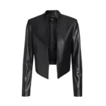 Emily Cooper Emily in Paris Black Leather Jacket