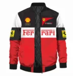 Ferrari Letterman Racing Bomber Jacket