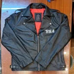 George Michael black BSA leather jacket