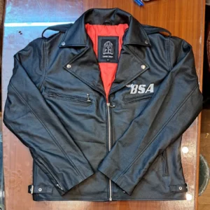 George Michael black BSA leather jacket