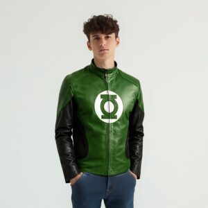 Hal Jordan Green Lantern green leather jacket