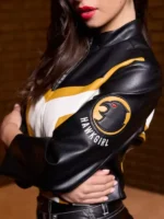 Hawkgirl multicolor Superman 2025 leather jacket