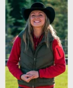 Amy Fleming Heartland Green Puffer Vest