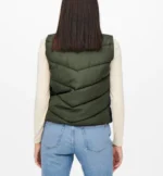 Amber Marshall Green Heartland Puffer Vest