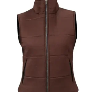 Heartland Amber Marshall Brown Puffer Vest