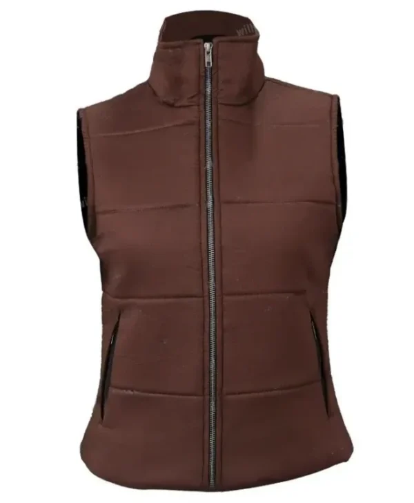 Heartland Amber Marshall Brown Puffer Vest