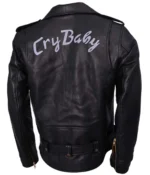 Johnny Depp black Cry Baby leather jacket