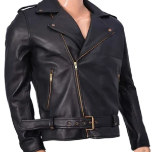 Cry Baby Johnny Depp black leather jacket