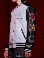 Justice Gang black Superman 2025 varsity jacket