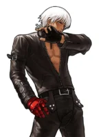 K Dash King of Fighters black leather jacket