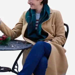 Katie Findlay The 5-Year Christmas Party Wool Trench Coat