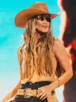 Lainey Wilson brown Railbird Festival 2025 Vest