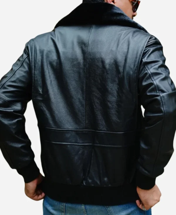 Masahiro Higashide black Demon City 2025 leather jacket