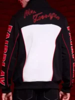 Superman 2025 Mister Terrific black and white leather jacket