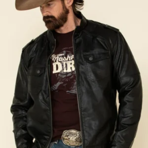 Performance Leather Moto Jacket