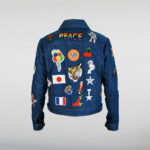 Taron Egerton blue Rocketman denim jacket