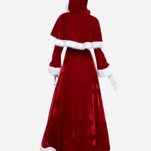 Santa Inspired Women’s Red Trench Coat