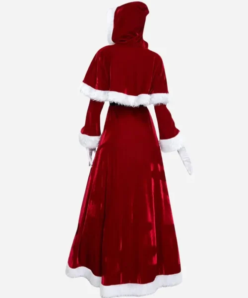 Santa Inspired Women’s Red Trench Coat