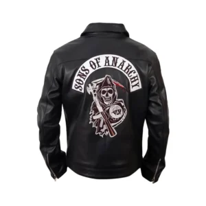 Jackson Teller Sons of Anarchy black leather jacket