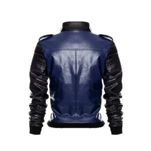 Mortal Kombat 11 Sonya Blade Blue Leather Jacket