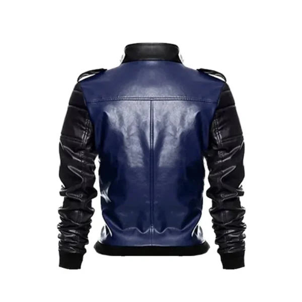 Mortal Kombat 11 Sonya Blade Blue Leather Jacket