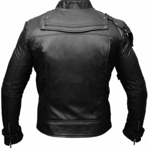 Peter Quill Guardians of the Galaxy black leather jacket