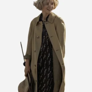 The Dig Carey Mulligan Beige Trench Coat