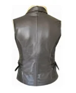 Laurie Holden Brown Walking Dead Leather Jacket