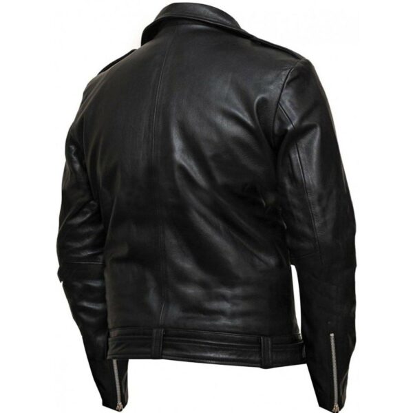 Jeffrey Dean Morgan Black Walking Dead Leather Jacket