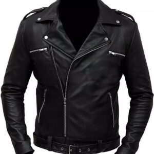 The Walking Dead Negan Black Leather Jacket