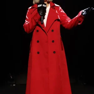 AEW Collision 2025 Toni Storm red trench Coat
