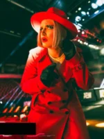 Toni Storm red AEW Collision 2025 Trench Coat