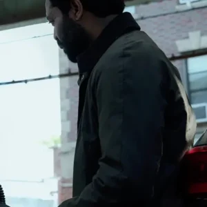 Long Bright River 2025 Nicholas Pinnock black cotton jacket