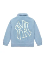 MLB 2025 New York Yankees unisex sherpa leather jacket