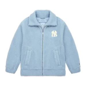 New York Yankees MLB 2025 unisex sherpa leather jacket