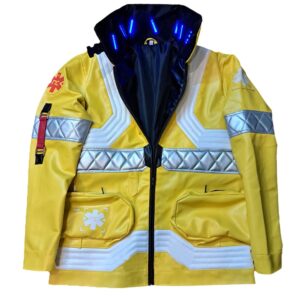 Cyberpunk 2077 David Martinez yellow leather jacket