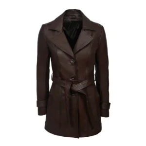 Women’s Brown Genuine Leather Coats
