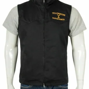 Yellowstone Kevin Costner John Dutton black Vest