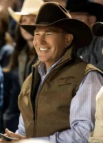 Yellowstone Kevin Costner John Dutton brown Vest