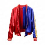 Margot Robbie red Suicide Squad jacket